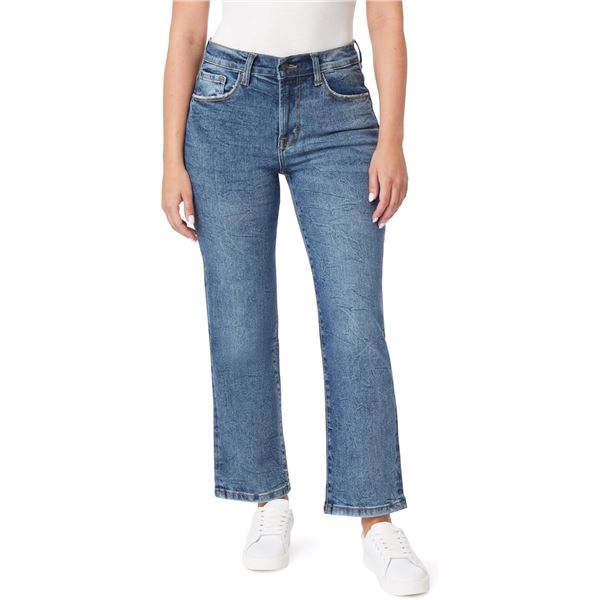 NEW KENSIE JEANS HIGH RISE STRAIGHT JEANS SZ 14