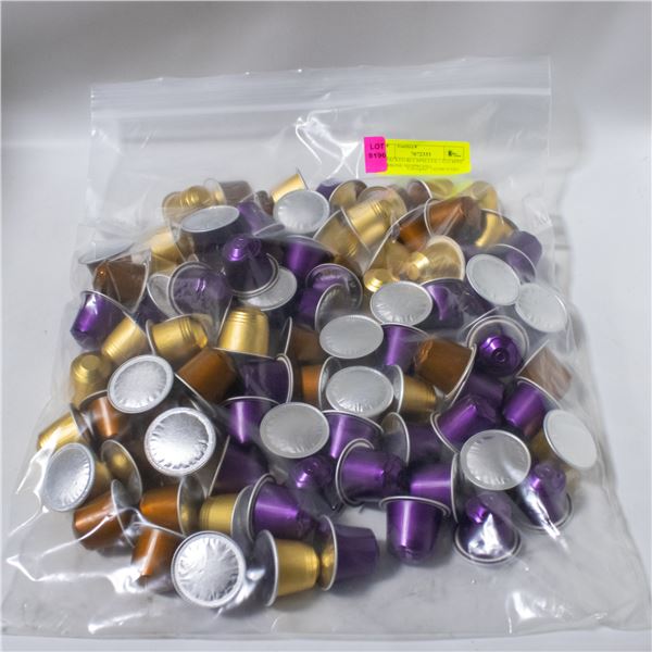 REPACKED 80 CAPSULES + 12 CAFFE BORBONE NESPRESSO
