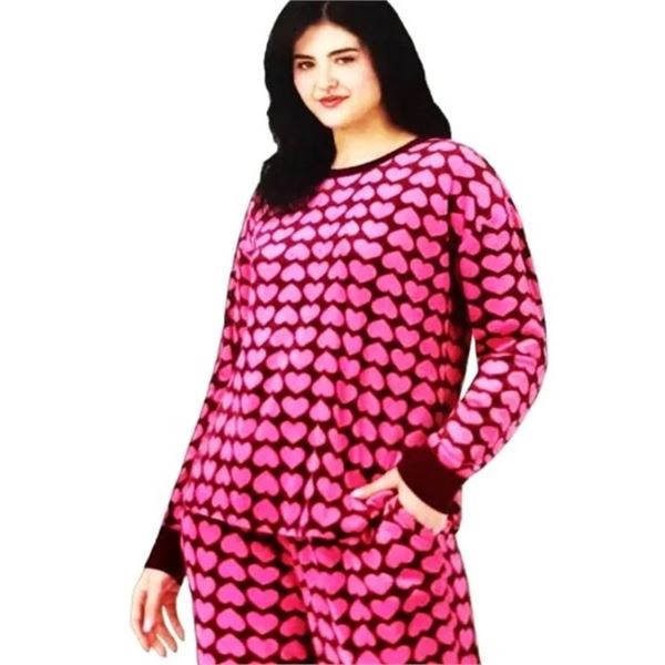 NEW KATE SPADE 2 PIECE FLEECE PYJAMA SET SZ LRG