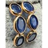 Image 1 : 10K(1.01G), SAPPHIRE (2.5CT) EARRINGS