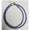 Image 1 : 10K(9.3G) TANZANITE (43CT)NECKLACE 16"