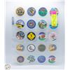 Image 1 : SHEET WITH 20 CANADA GAMES POGS SERIES 2