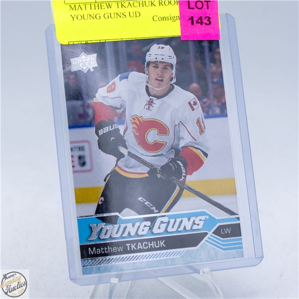 MATTHEW TKACHUK ROOKIE YOUNG GUNS UD