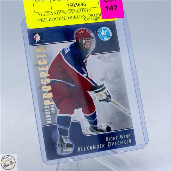 ALEXANDER OVECHKIN PRE-ROOKIE HEROES+PROSPECTS