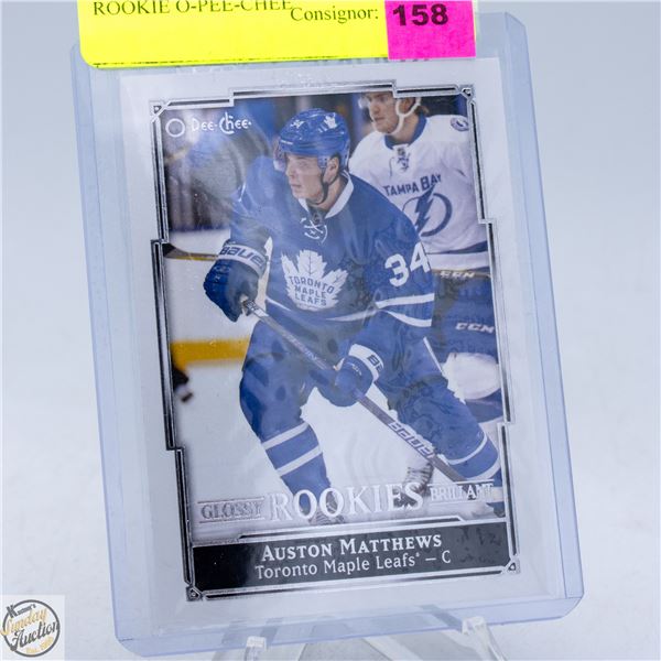 AUSTON MATTHEWS GLOSSY ROOKIE O-PEE-CHEE