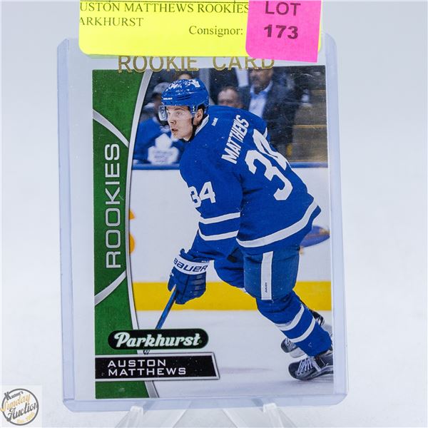 AUSTON MATTHEWS ROOKIES PARKHURST