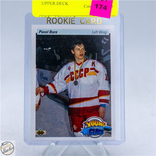 PAVEL BURE ROOKIE YOUNG GUNS UPPER DECK