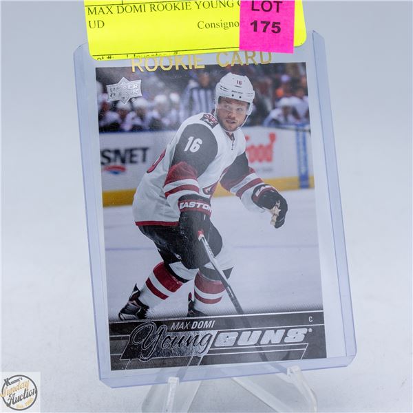 MAX DOMI ROOKIE YOUNG GUNS UD