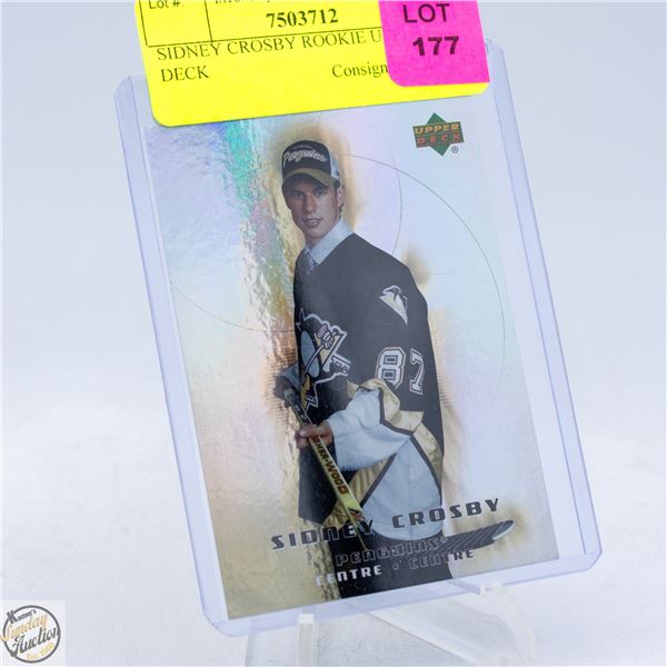 SIDNEY CROSBY ROOKIE UPPER DECK