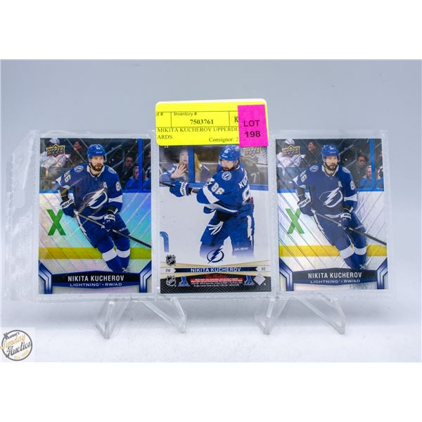 3 MIKITA KUCHEROV UPPERDECK CARDS