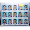 Image 1 : 1984-85 UNCUT SHEET OILERS MOUG FUHR KURRI