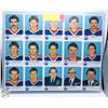 Image 1 : 1985-86 UNCUT SHEET OILERS 2 WAYNE GRETZKYS