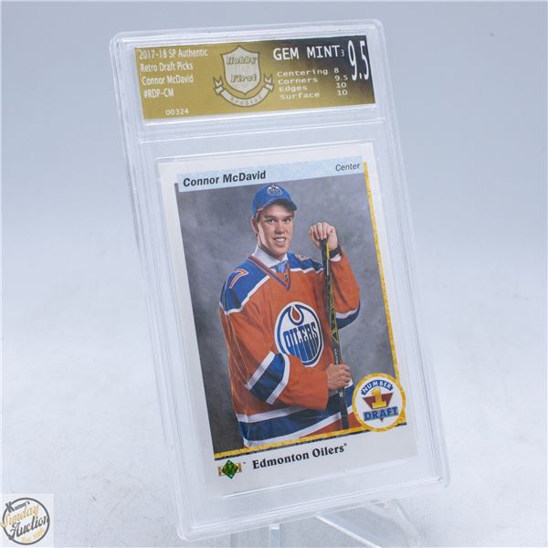 CONNOR MCDAVID #1 DRAFT CARD