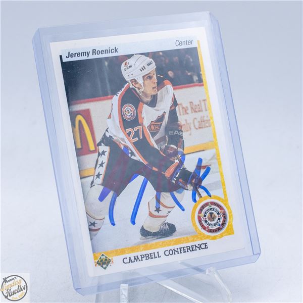JEREMY ROENICK AUTOGRAPHED CARD