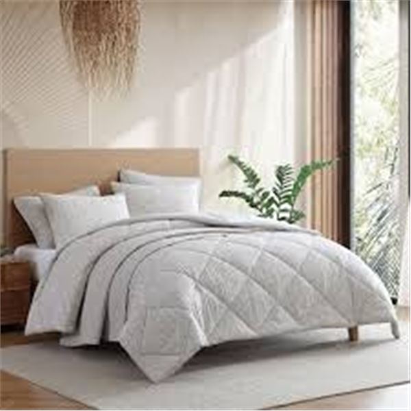 NEW JENNIFER ADAMS 6 PC COMFORTER SET KING