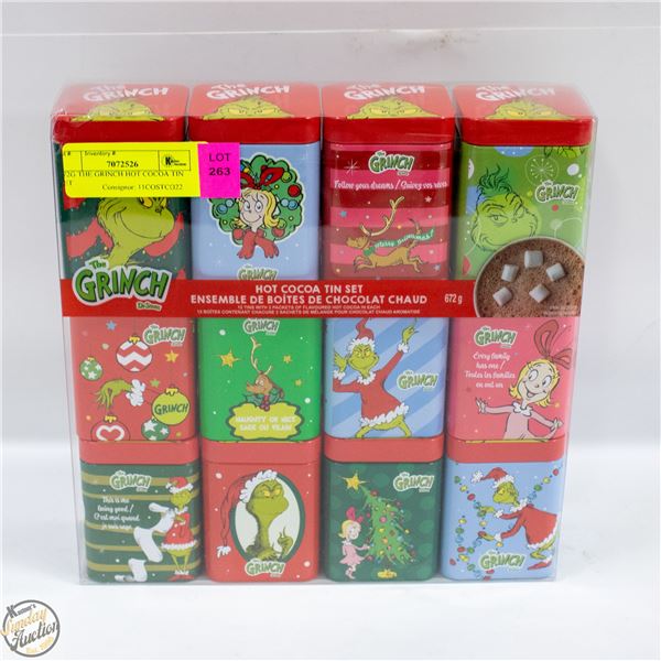 672G THE GRINCH HOT COCOA TIN SET