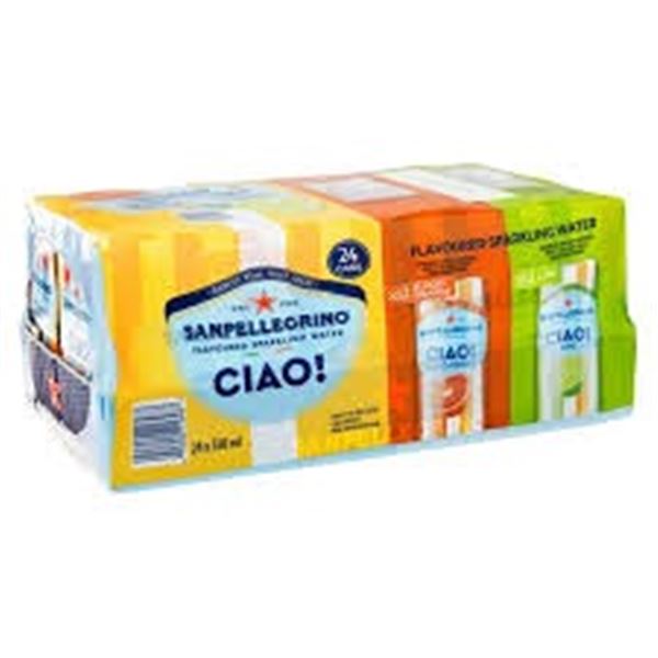 24 X 330ML SAN PELLEGRINO CIAO! SPARKLING WATER