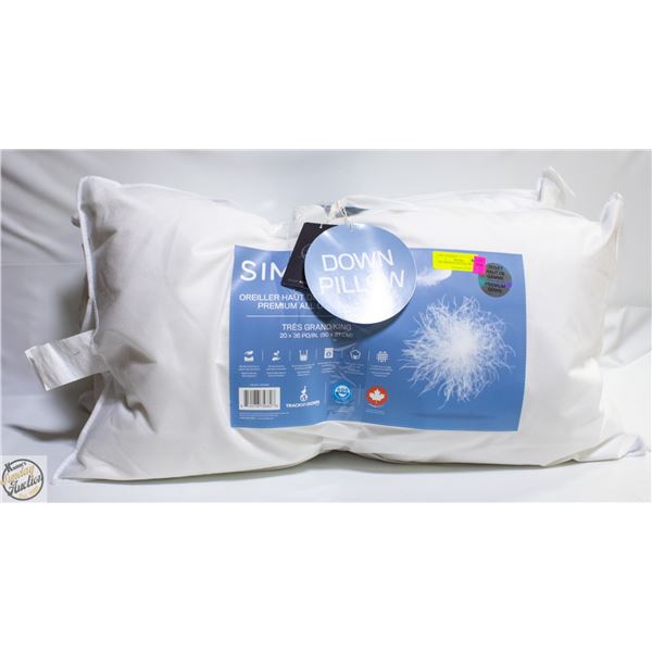 2PK SIMMONS DOWN PILLOWS