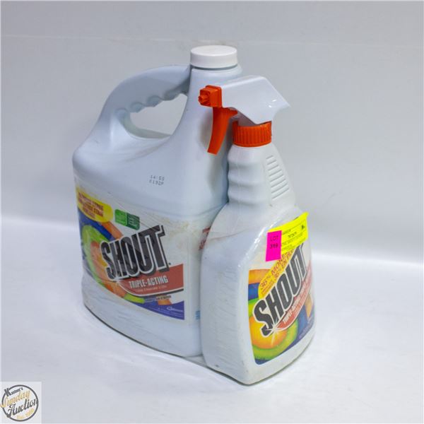 2.8L + 887ML SHOUT LAUNDRY STAIN REMOVER