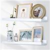 Image 1 : BRAND NEW FLOATING SHELVES W PIC LEDGE 24" WHITE
