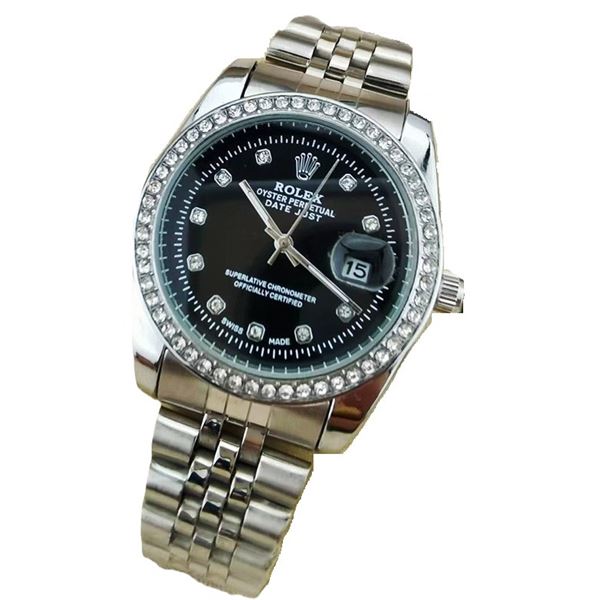 NEW REPLICA R0LEX "DATE-JUST" QUARTZ WATCH