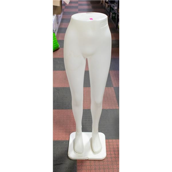 NEW 2PC MANNEQUINS LEGS AND HALF BUST