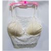 Image 1 : WHITE LACEY BRALETTE SIZE UNKNOWN