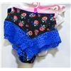 Image 1 : THREE PAIRS OF SIZE SMALL LACEY PANTIES