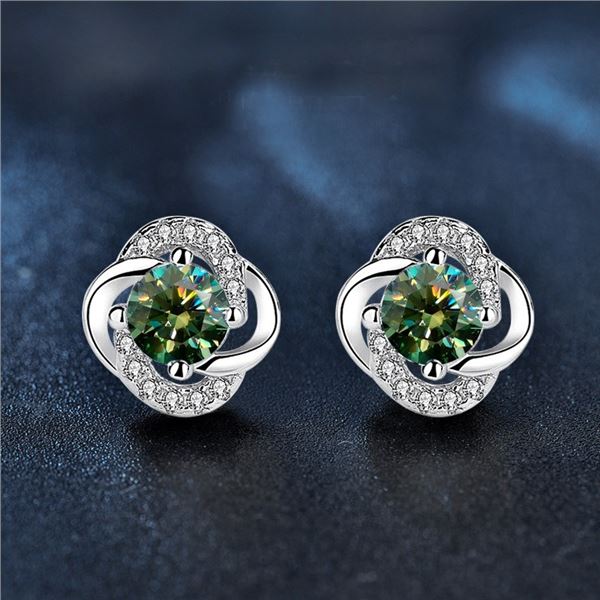 1 CT GRA CERTIFIED FLOWER STYLE ROUND BRILLIANT