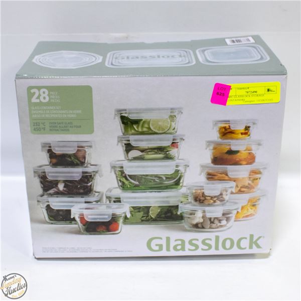 28PC GLASSLOCK STORAGE CONTAINERS