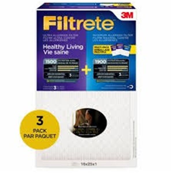 NEW 3PK 3M FILTRETE ULTRA ALLERGEN FILTER