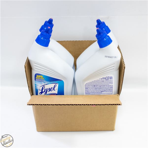 REPACKED 4 X 946ML LYSOL ADVANDED TOILET BOWL CLEA