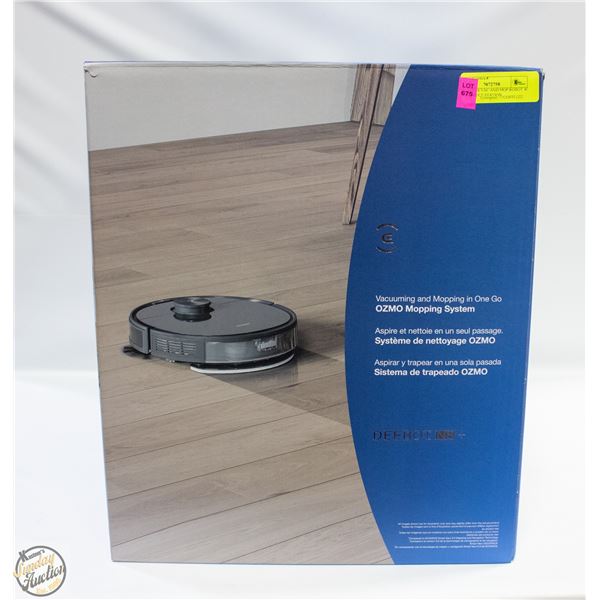 DEEBOT N8 VAC AND MOP ROBOT W AUTO EMPLY STATION