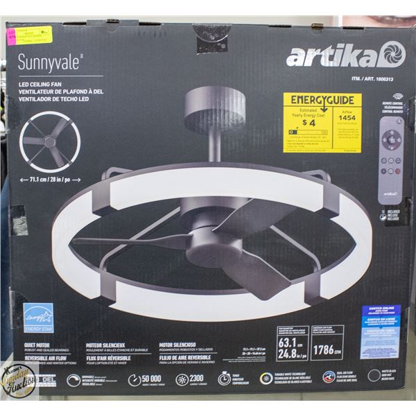 ARTIKA SUNNYVALE 28 INCH CEILING FAN
