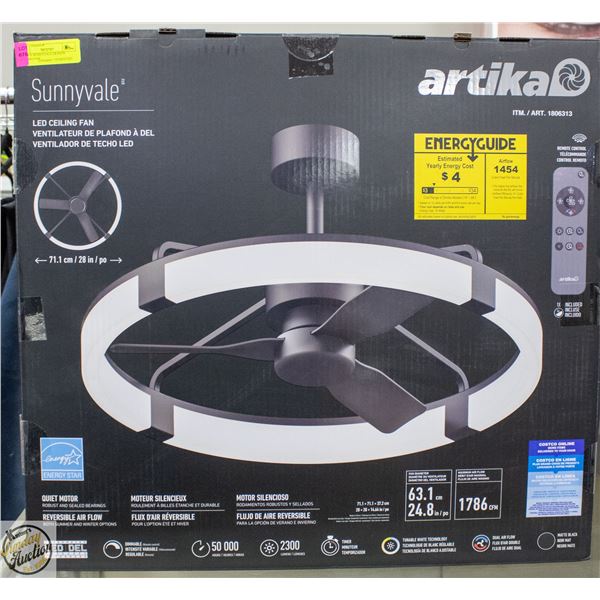 ARTIKA SUNNYVALE 28 INCH CEILING FAN