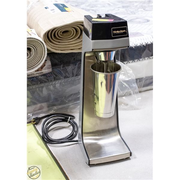 HAMILTON BEACH COMMERCIAL MILK SHAKE MAKER W/1 CUP