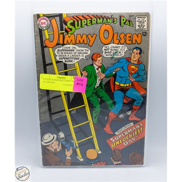 12 CENT SUPERMAN COMIC 106 SILVER AGE