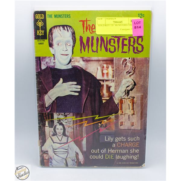 GOLD KEY 12C MUNSTERS COMIC