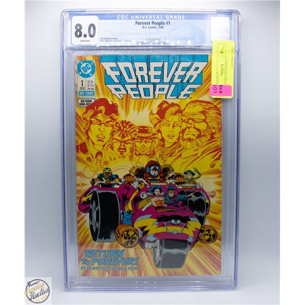 CGC 8.0 FOREVER PEOPLE #1