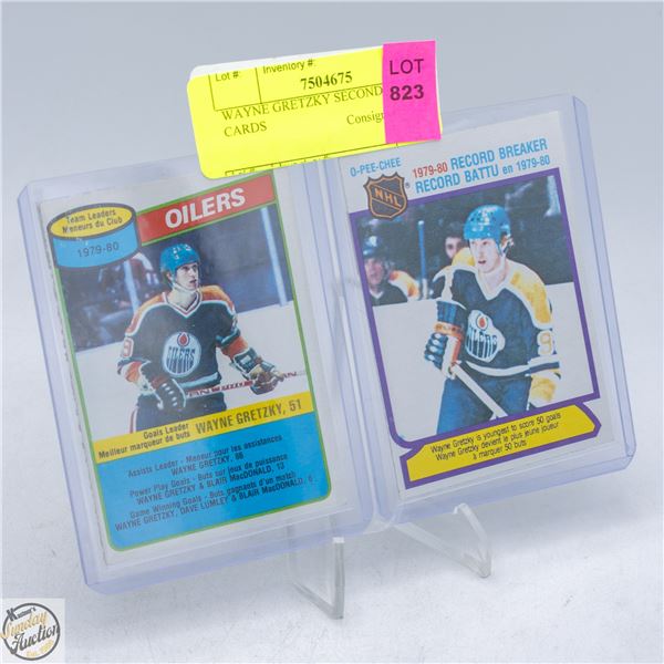 WAYNE GRETZKY SECOND YEAR CARDS