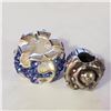 Image 1 : SILVER LOT OF 2 BEADS WEIGHT 5.1G