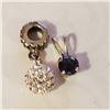 Image 1 : SILVER LOT OF 2 IOLITE PENDANT