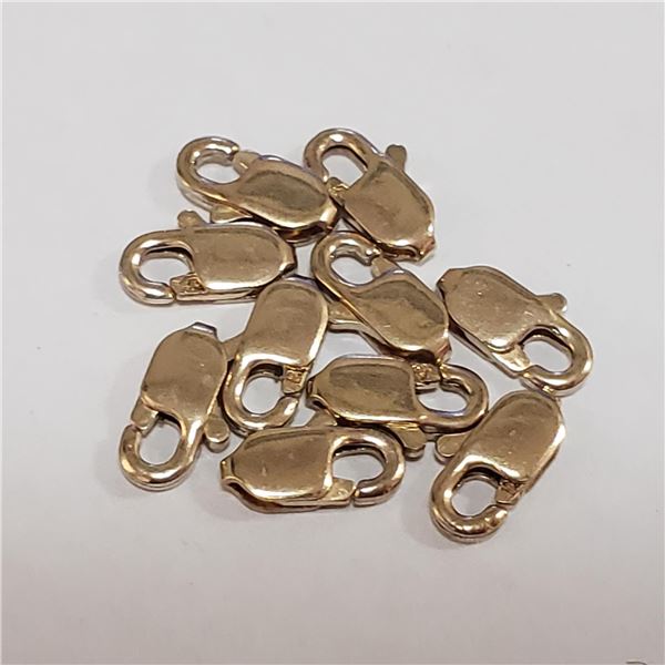 14K GOLD FILLED PACK OF 10 LOBSTER CLASP