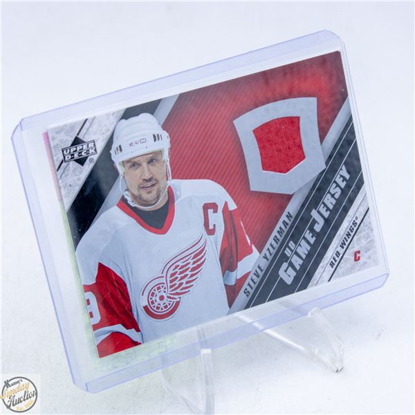 2005-06 UD STEVE YZERMAN PATCH CARD
