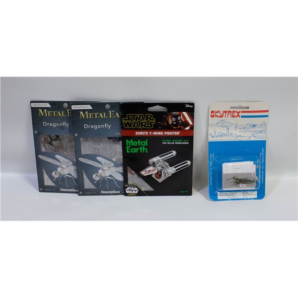 SEALED METAL EARTH (X2) DRAGON FLY