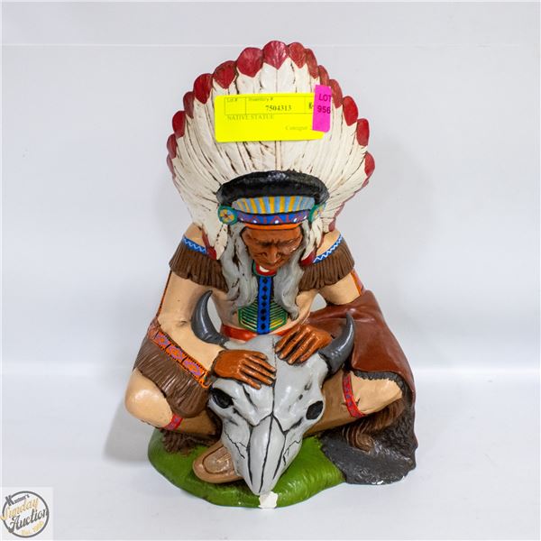 NATIVE STATUE