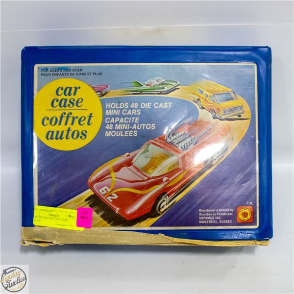 CASE OF VINTAGE TOY CARS DIECAST