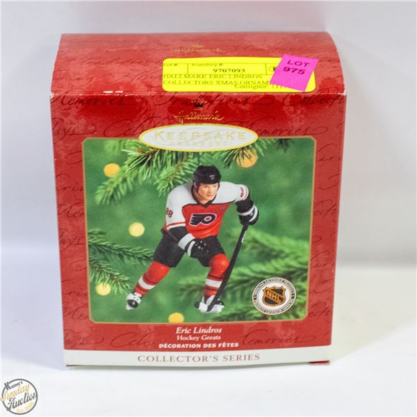HALLMARK ERIC LINDROS COLLECTORS XMAS ORNAMENT