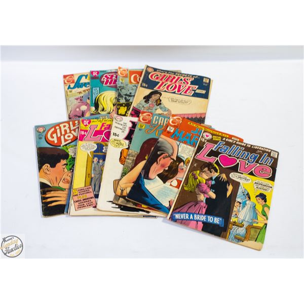 LOT OF 15 CENT ROMANCE COMICS