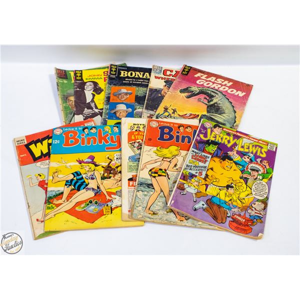 LOT OF 1960S ERA MOVIE COMICS ETC